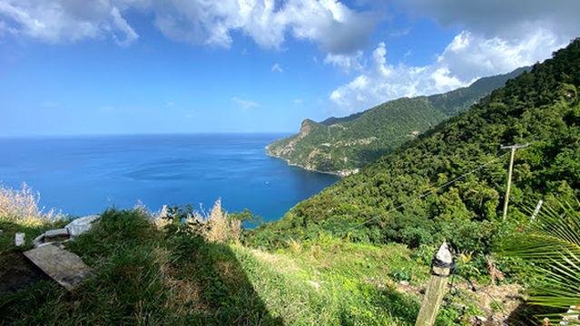 View from Gallion to Soufrière