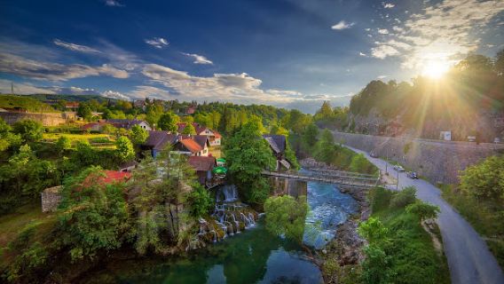 Rastoke Waterfall