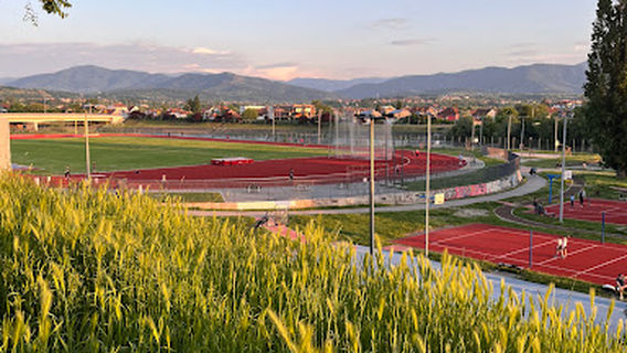 Athletic stadium in Kraljevo