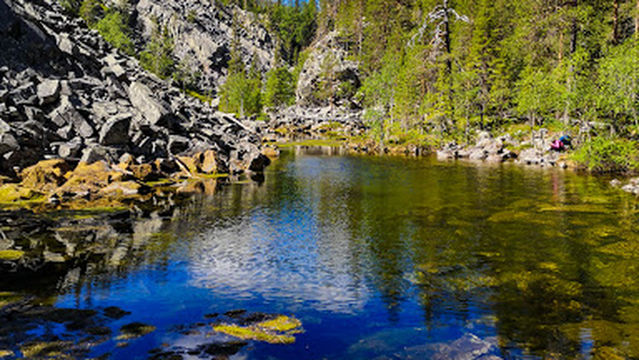 Pyhäkaste Waterfall and Pond