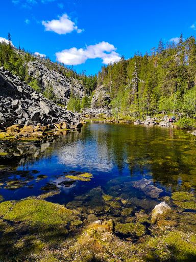 Pyhäkaste Waterfall and Pond