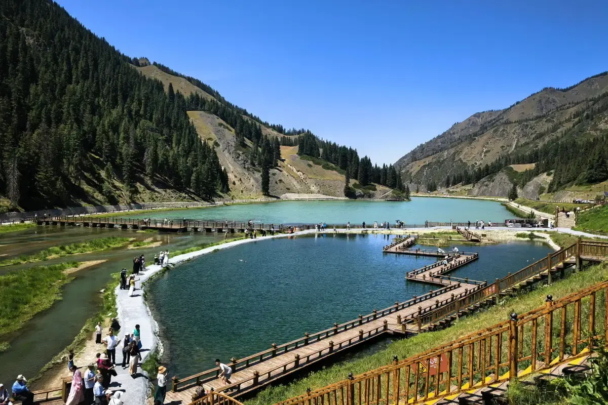 tianchi -wisata di Urumqi
