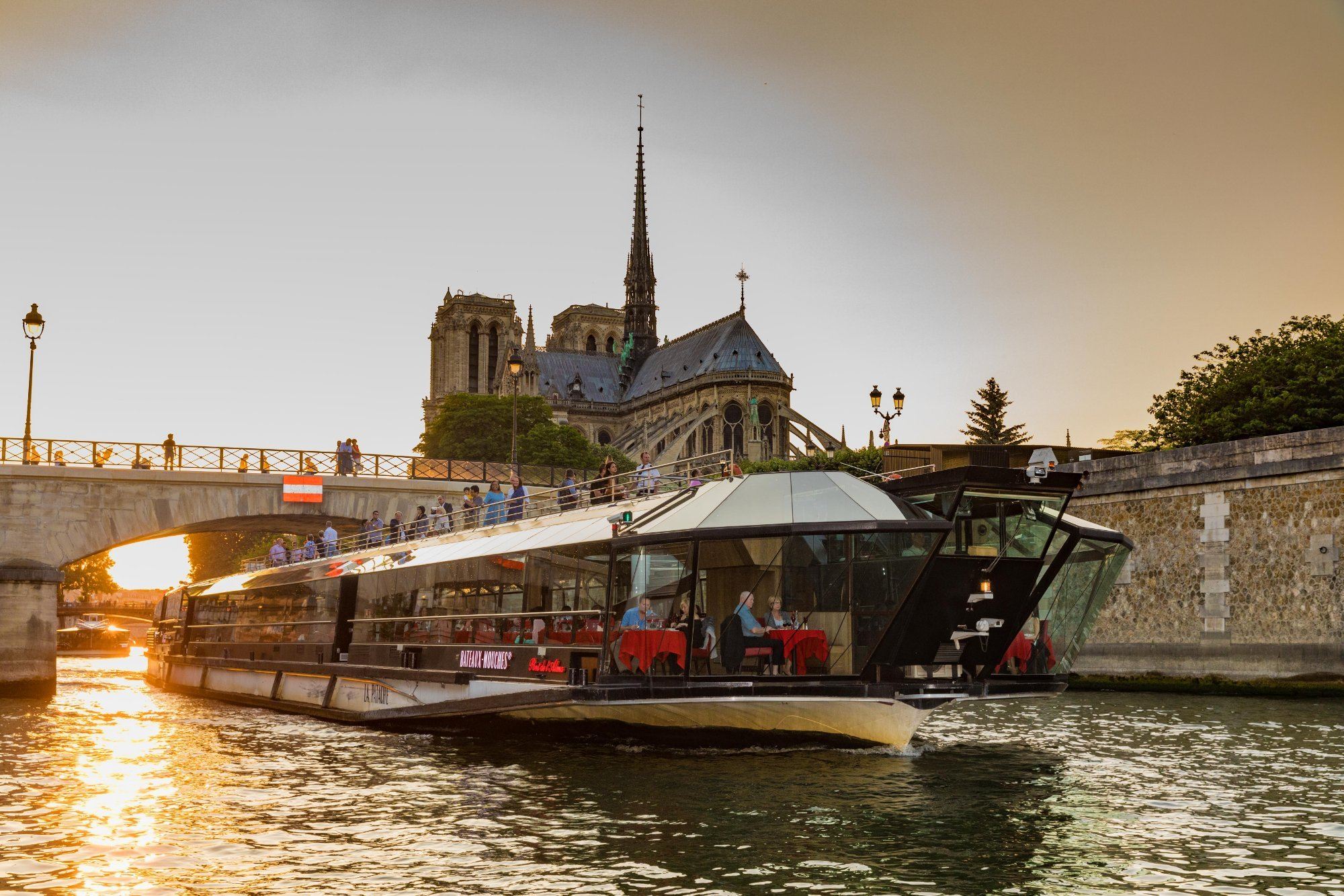 Seine River Bateaux Parisiens 1-hour cruise ticket + audio guide