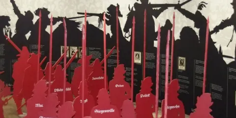 Das schlachtfeld von Wittstock