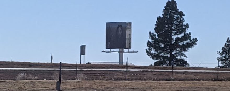 Wheat Jesus Billboard
