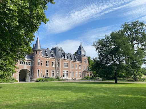 Cycling through water - Bokrijk