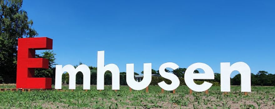 Schriftzug Emhusen