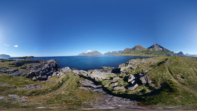 Ramberg Beach Red Cottage