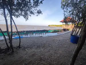 Pantai pasir putih Cilamaya karawang