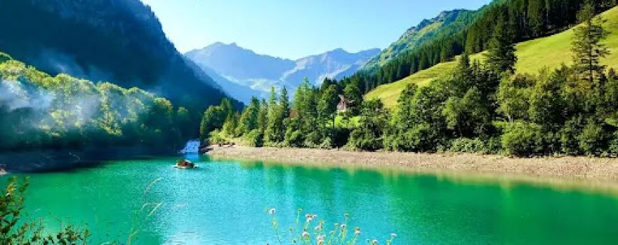 Stausee Steg