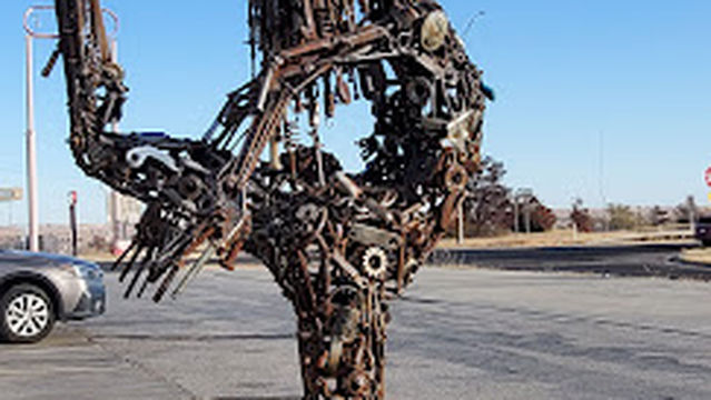 The Dancer by D Vineyard Metal Sculpture