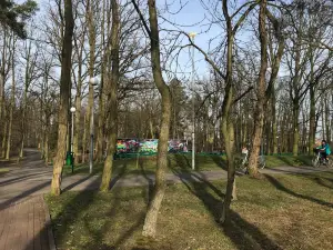 The city park. Frederic Chopin