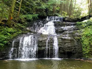 Falling Waters Campground home of Buttermilk Falls