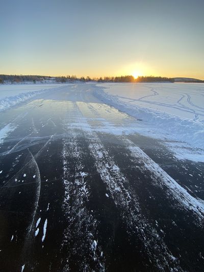 Inari Lake Skating