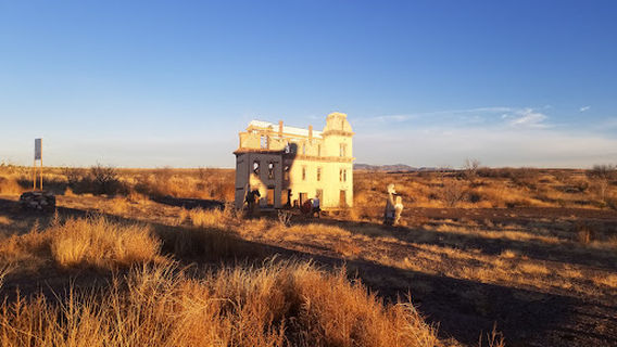 Giant Marfa Mural - Little Reata Division - Wyatt Ranches
