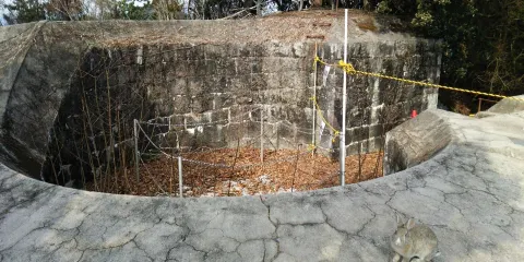 Remains of Southern Searchlight Control Station