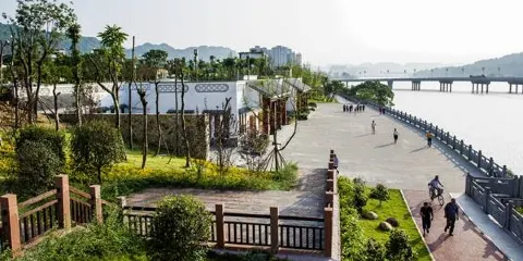 沿江南生態文化公園