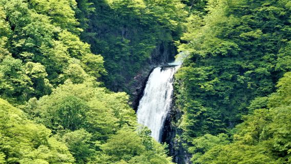 Sankai Falls viewing platform
