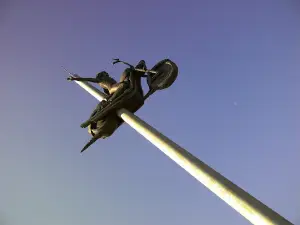 Monument to fallen bikers