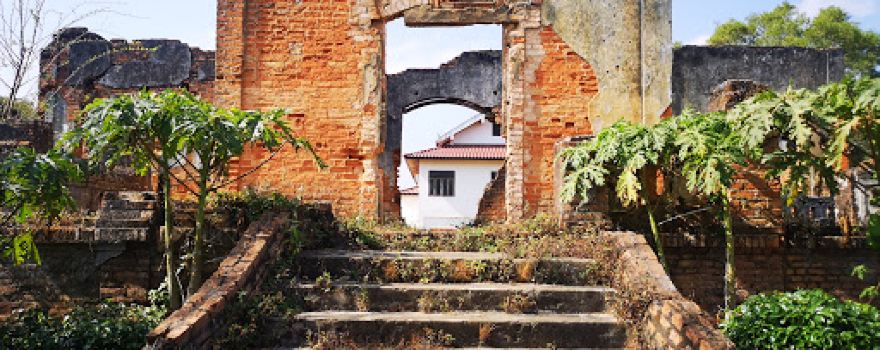 Ruin of French Colonial Buildings