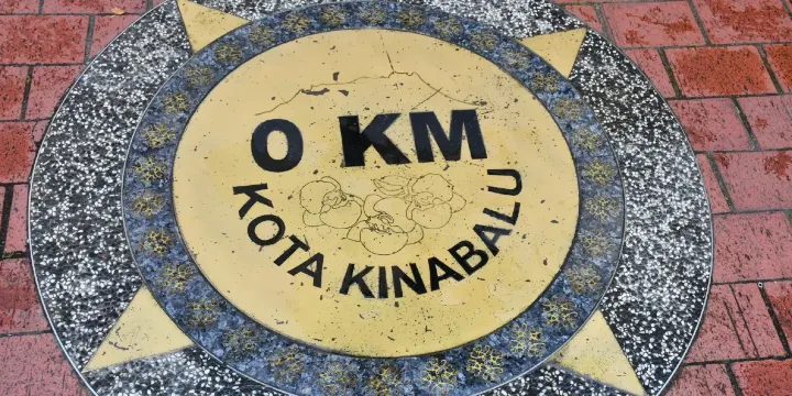 0 km Kota Kinabalu
