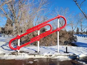 World's Largest Red Paper Clip