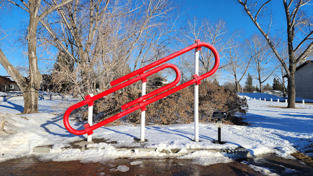 World's Largest Red Paper Clip