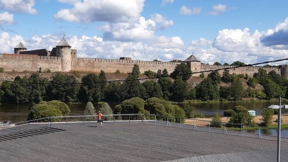 Swedish lion statue in Narva