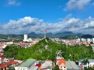 Flag pole on Phai Ve Mountain
