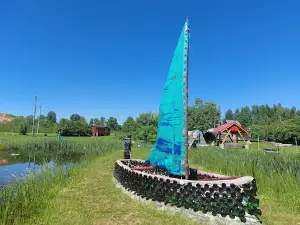 Garden of bottles