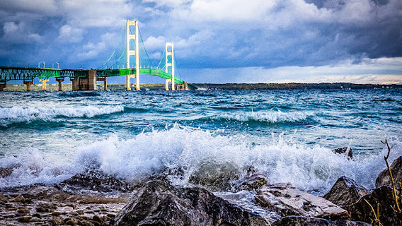 Mackinac Bridge view point