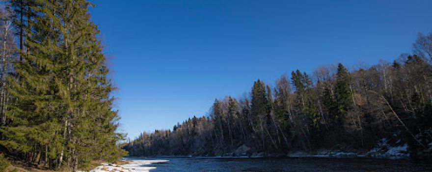 Brufoss cabin and Salmon Center