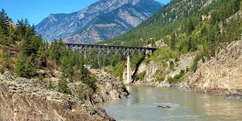 The Old Suspension Bridge