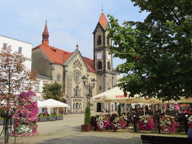 Tarnowskie Góry town square