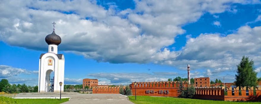 Memorial cemetery of Soviet soldiers