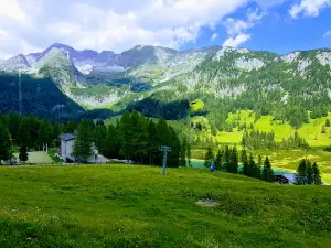 Wurzeralm cable car - Upper terminus