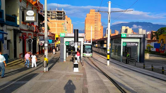 Tram station Buenos Aires
