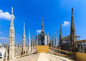 Terrace of Milan Cathedral
