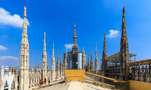 Terrace of Milan Cathedral