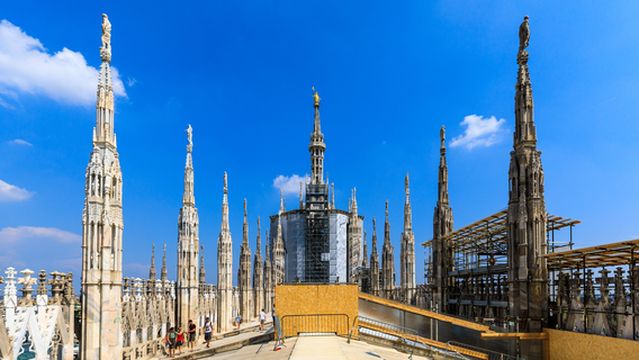 Terrace of Milan Cathedral