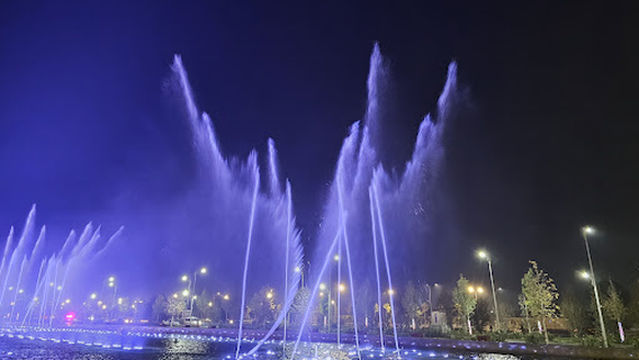 Musical fountain Silk Road Samarkand