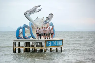 Krung Kep Blue Swimmer Crab Statue