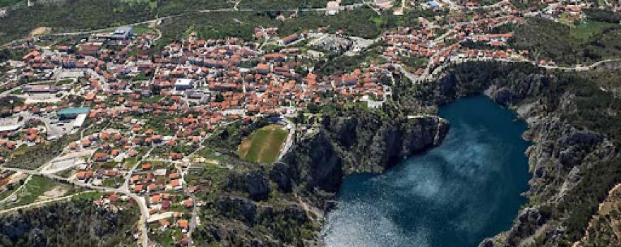 Nad Modrim i Crvenim jezerom - Central Dalmatia Croatia - Bike Tracks