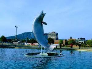 Salmon Sculpture
