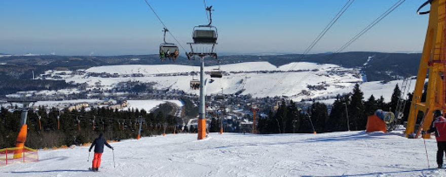 Ski area on Fichtelberg