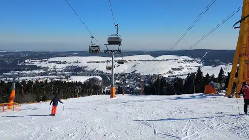 Ski area on Fichtelberg