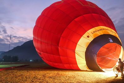 Above Laos Ballooning
