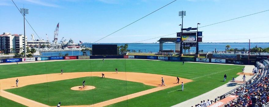 Blue Wahoos Stadium featuring Admiral Fetterman Field - Home of the Pensacola Blue Wahoos