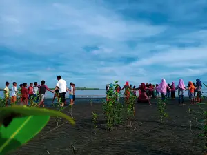 Pantai Pasir Hitam , Desa Kwala Gebang.