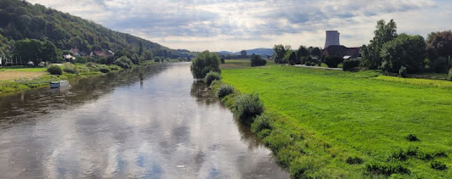 Weserradweg Ende